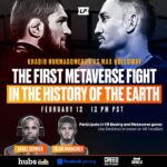 Max Holloway Instagram - Are you ready to make history?! On February 12, @legionfarm, a place where gamers meet and play with PRO players, will be hosting an epic event in Mozilla Hubs Metaverse with the First Metaverse Fight in the history of the Earth between Khabib Nurmagomedov and me! And you are invited to witness it. All you have to do: 1/ Follow the link in the bio 2/ Choose a suitable participation option 3/ Join the live broadcast on the LegionFarm channel on February 12 at 3 PM EST And that’s not all! My friends will also be there, so be ready to meet: -Khabib Nurmagomedov -Daniel Cormier (Second daddest man on the planet) -Islam Makhachev Join the event personally right in the metaverse. You’ll get a chance to participate in a VR boxing match, speak face-to-face and take pictures with me and other special guests, PROs, and members of the LegionFarm community. Hurry up, sign up, and I’ll see you there!