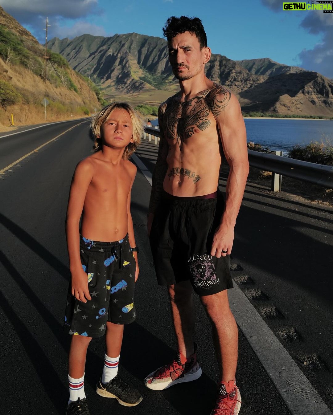 Max Holloway Instagram - Mini blessed ain’t so mini! Happy birthday to my right hand man. The big 12!