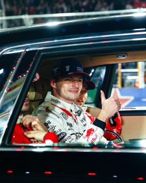 Max Verstappen Instagram - Let’s gooo guys!!! 💪 Another amazing result @redbullracing 👏

Had a lot of fun out there today, great racing! 🙌 See you next year Vegas 🎲🎰
