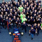 Max Verstappen Instagram - Let’s go!!! What a great performance! This is another amazing day for us as a team @redbullracing 👏 and a pretty nice way to celebrate the win 👀🎤 Racing at Interlagos is always very special! Thank you for all the support 🇧🇷🙌 #BrazilGP Autódromo de Interlagos