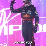 Max Verstappen Instagram - THREE TIME WORLD CHAMPION 2021 🏆 2022 🏆 2023 🏆 #F1 #RedBullRacing #Trebull
