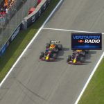 Max Verstappen Instagram - The moment @maxverstappen1 made history 💪 Victory in Monza made it 10 wins in a row for the flying Dutchman 👏 #F1 #Formula1 #ItalianGP