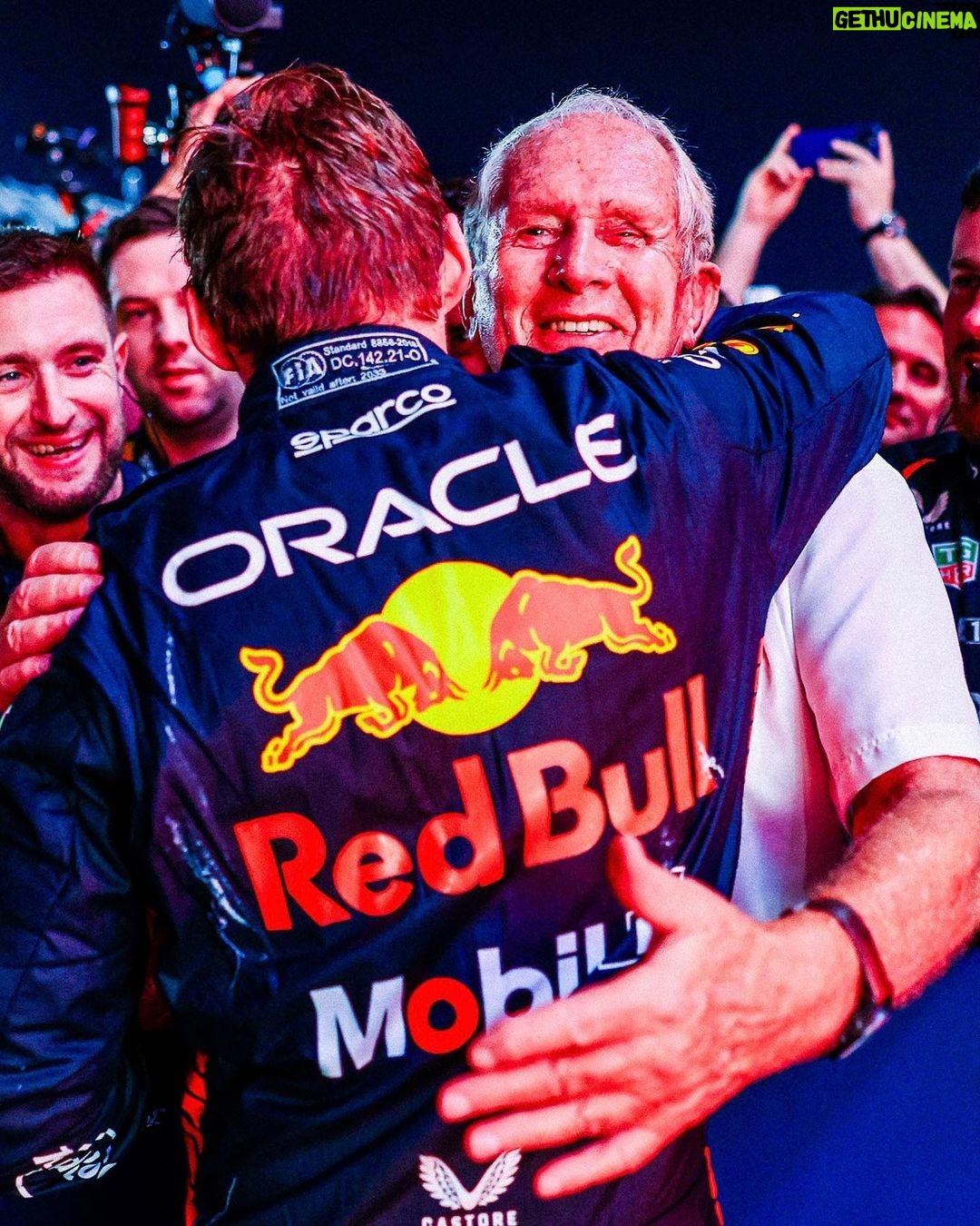 Max Verstappen Instagram - Champions š Winning the race is the perfect way to end an amazing weekend @redbullracing š Thank you all for the tremendous supportĀ andĀ messagesĀ š #QatarGP Losail International Circuit