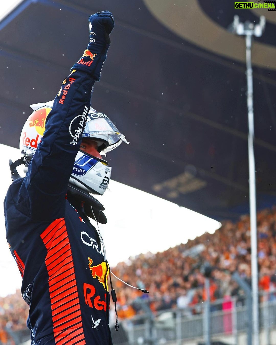 Max Verstappen Instagram - I feel extremely proud to win my home race again, in front of all of you, this makes this day and the victory even more special. π Thank you so much to everyone for coming to the track and sticking around through the bad weather to celebrate this win with us π³π±π #DutchGP CM.com Circuit Zandvoort