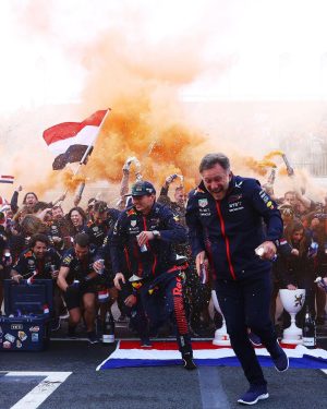Max Verstappen Instagram - Winning 9 races in a row is a truly incredible achievement, which I’m extremely proud to be a part of @redbullracing 🙌 Today was a challenge, but the car was an unbelievable rocket ship, let’s keep this going and keep pushing 👏