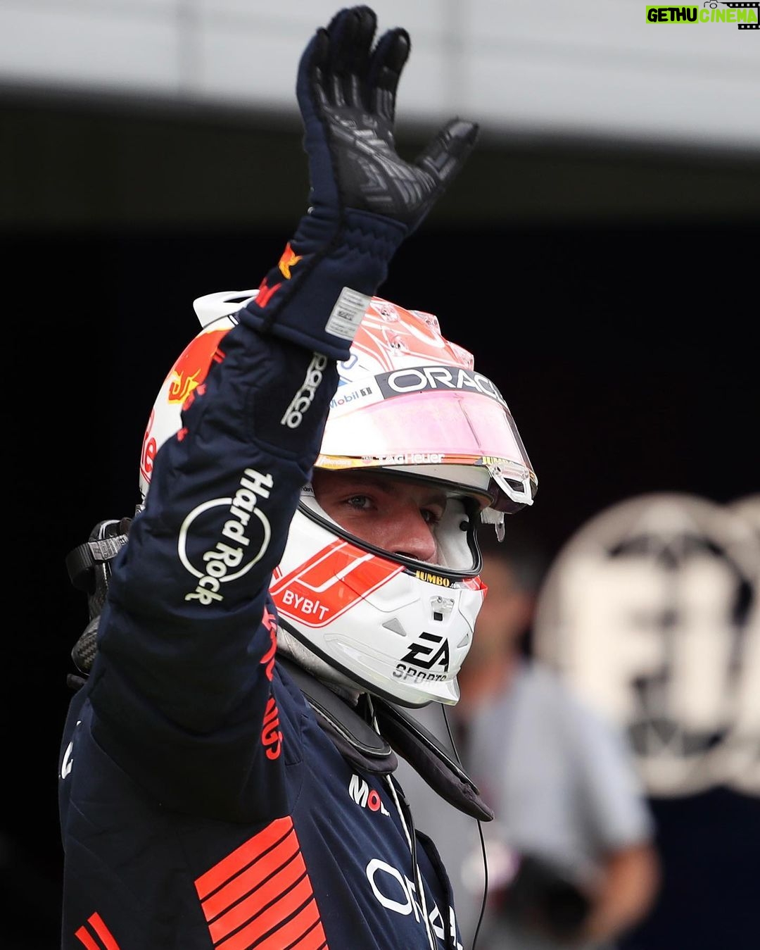 Max Verstappen Instagram - Very happy to be on pole here at the Red Bull Ring 💪 This is a great start @redbullracing, but there’s still a busy weekend ahead 👊 Thanks for all the support out here, so great to see! 🙏 #OrangeArmy #AustrianGP