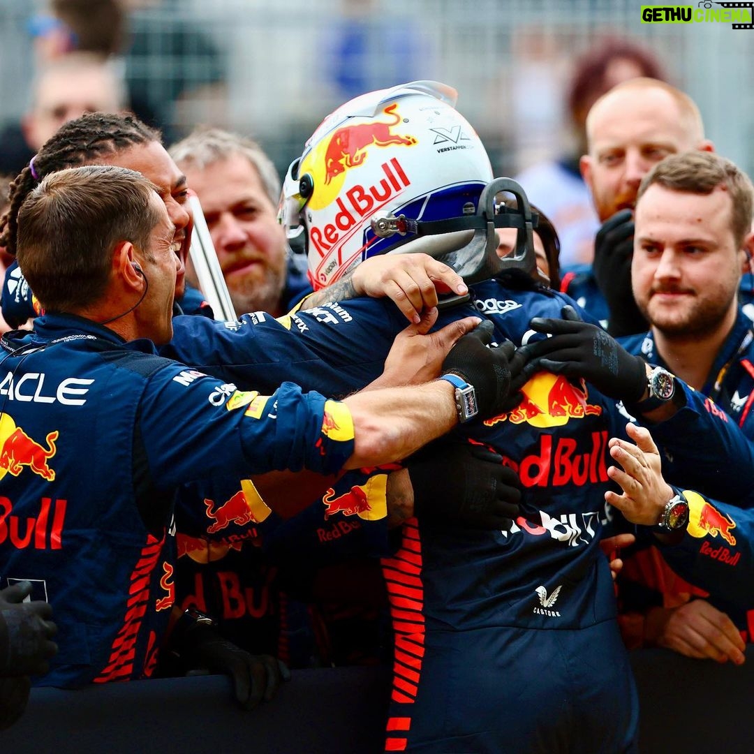 Max Verstappen Instagram - 100 wins đ To take the 100th Grand Prix victory for our team is absolutely fantastic and an amazing achievement by everyone! Very proud to be part of this, @redbullracing đ Letâs keep this going đ Canada, your support is incredible! Thank you very much! đ Circuit Gilles Villeneuve
