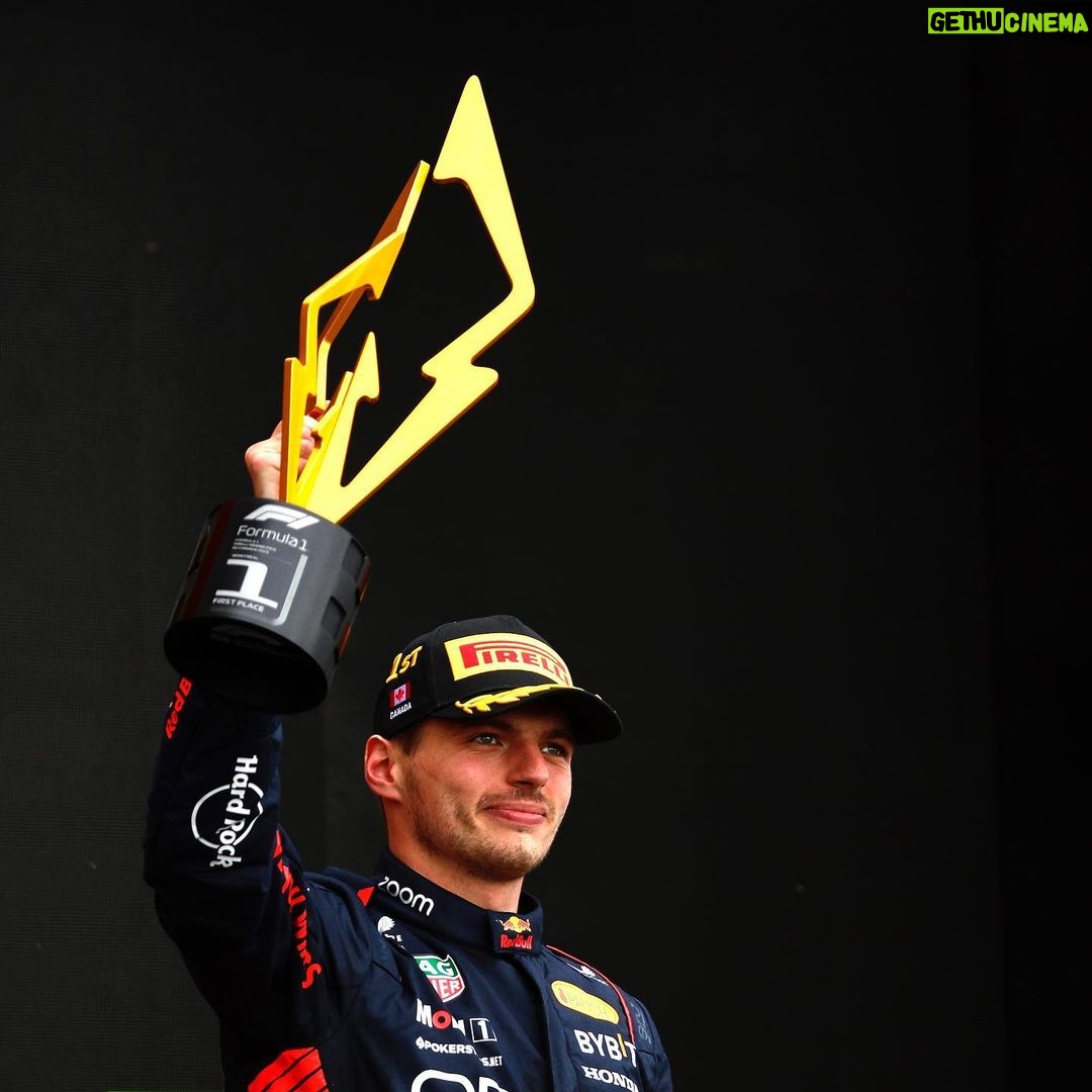 Max Verstappen Instagram - 100 wins đ To take the 100th Grand Prix victory for our team is absolutely fantastic and an amazing achievement by everyone! Very proud to be part of this, @redbullracing đ Letâs keep this going đ Canada, your support is incredible! Thank you very much! đ Circuit Gilles Villeneuve