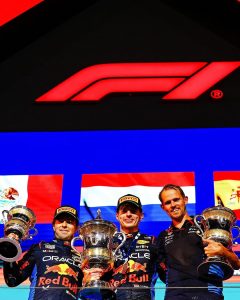 Max Verstappen Instagram - Yes boys!!! Couldn’t have asked for more 🙌 Unbelievable start to the year, a 1-2 finish is absolutely fantastic 🏆 Great work @redbullracing, let’s keep pushing 👊 Bahrain International Circuit