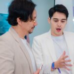 Maxime Bouttier Instagram - Here are some shots of the Samsung S23 ‘s Launching! • Big thanks to @wanda_haraa for dressing me up #wandaharaaproject 📸 @snap.nuel Jakarta, Indonesia