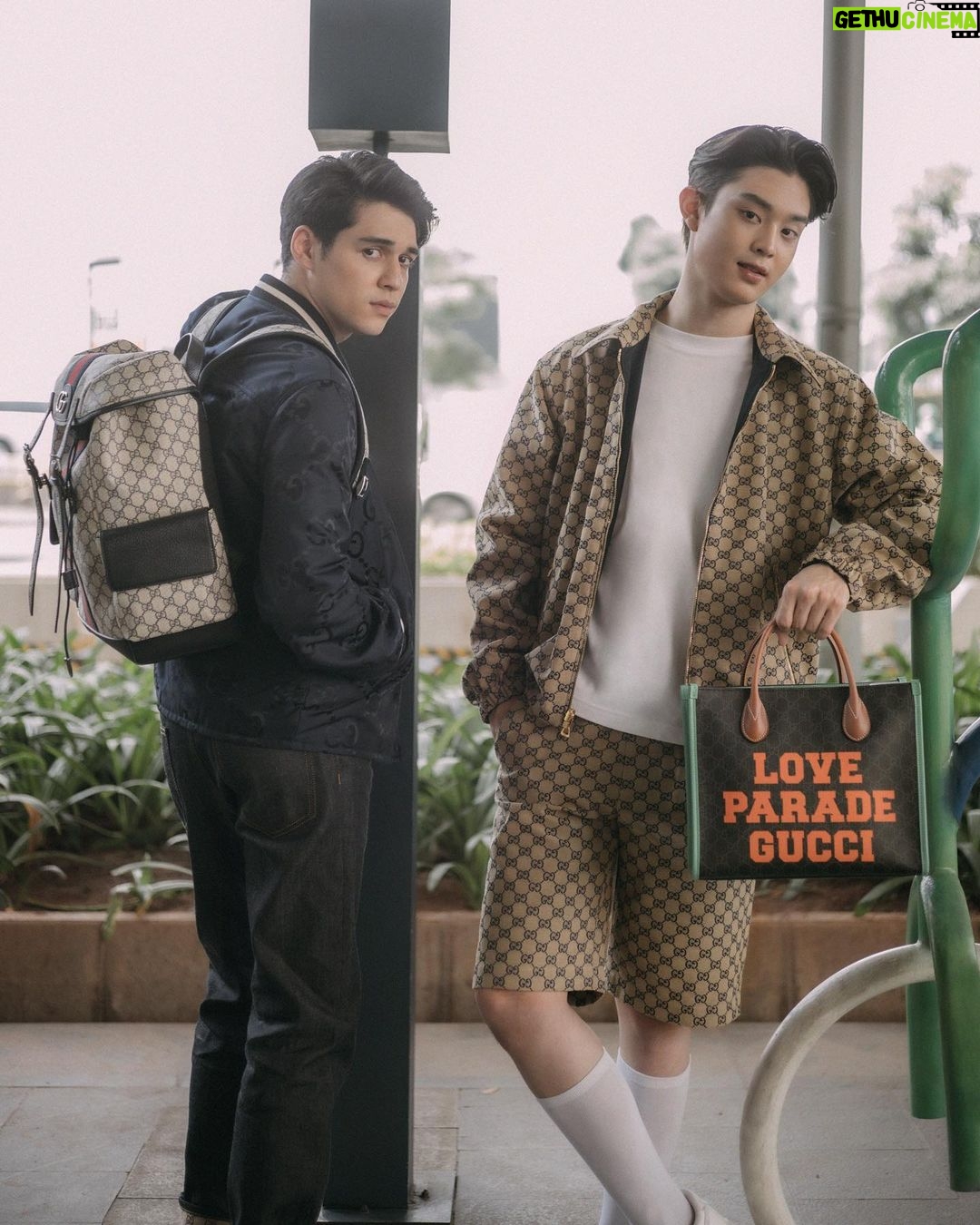 Maxime Bouttier Instagram - ᴀʟʟ ᴡʀᴀᴘᴘᴇᴅ ᴜᴘ ɪɴ @gucci #GucciLuggage • @gucci @cumanrere @claudyaachrp @willydisney