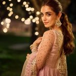 Maya Ali Instagram - Sadqey… 💜 @mayapretofficial @kohar_jewel @farazsheikhofficial_ @hairbyawais @zeeshu_mua @nabila_salon #BitoLightLo #HeartBeats