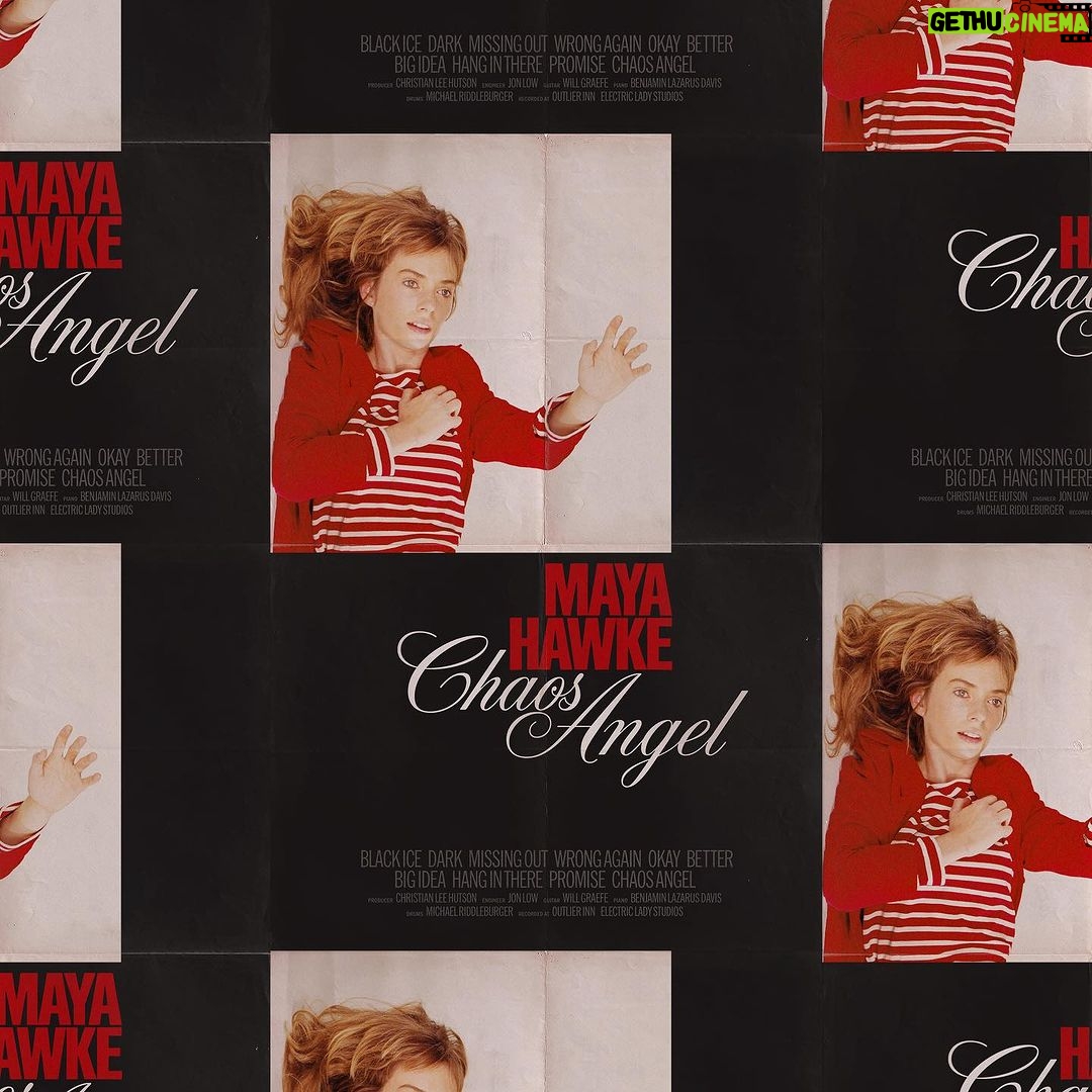 Maya Hawke Instagram - Missing Out is out now and my third album Chaos Angel will be out May 31st. Pre-save at the link bio. Thank you for loving this song enough when we played it on tour that I made it the first single.
