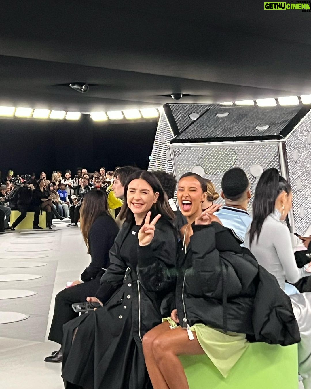 Maya Jama Instagram - 24hrs in Paris OffWhite to Rabanne 🤌🏽 Paris, France