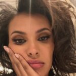 Maya Jama Instagram - Philosophy to Marni to dinner etc Milan, Italy