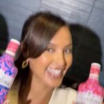 Maya Jama Instagram - In my bottle design bag 🤩🤌🏽 Well excited to reveal my new @gordonsginuk Premium Pink bottle designs inspired by amazing friends 💖 wholesome. My favourite memories are when we’re together having a chilled one catching up over cocktails so it was so cute getting some of my closest involved in what I’m doing with #ClinkwithPink 🍹treated everyone to my Gordon’s Pink Palomas 🫶. My limited edition bottles are available NOW from supermarkets around the UK 😱but for a limited time only, so don’t miss out. There’s also an alcohol free version ! Tag mee when you get a bottle 🥰 For the facts Drinkaware.co.uk. #Over18sonly #pleasedrinkresponsibly #ad
