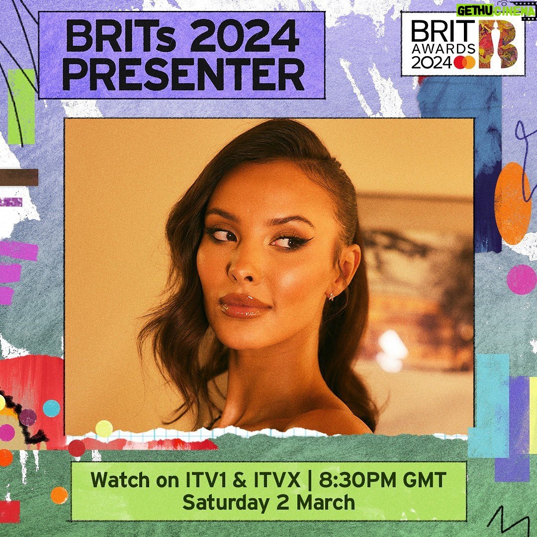 Maya Jama Instagram - She’s hosting The Brit Awards💫 Realised I don’t post as much work stuff on here as I should but I wrote down a list of goals as a presenter as soon as I left my retail job and this was the final one I had to tick off🥹 To say 16year old me wouldn’t believe it would be a lie, every single goal I wrote down I knew was possible I just had no idea when or how, self belief & prayer is so crucial, if you believe it you can achieve it as cliche as that is, looking back at it all got me emosh, there’s beauty in the journey.. & here we are 🙏🏽 Pic 2 is the first time I ever attended at 21 and I hadn’t learnt how to pose on red carpets so my fist was clenched behind my back from nerves 😂 Pic 3 is the first time I hosted the red carpet show in 2018 Video is me doing interviews for the Critics choice performances in 2016 Hosted the pre show a few years in a row, last minute stint on the main show & nowww il see you on March 2nd with the guyssss 👋❤️