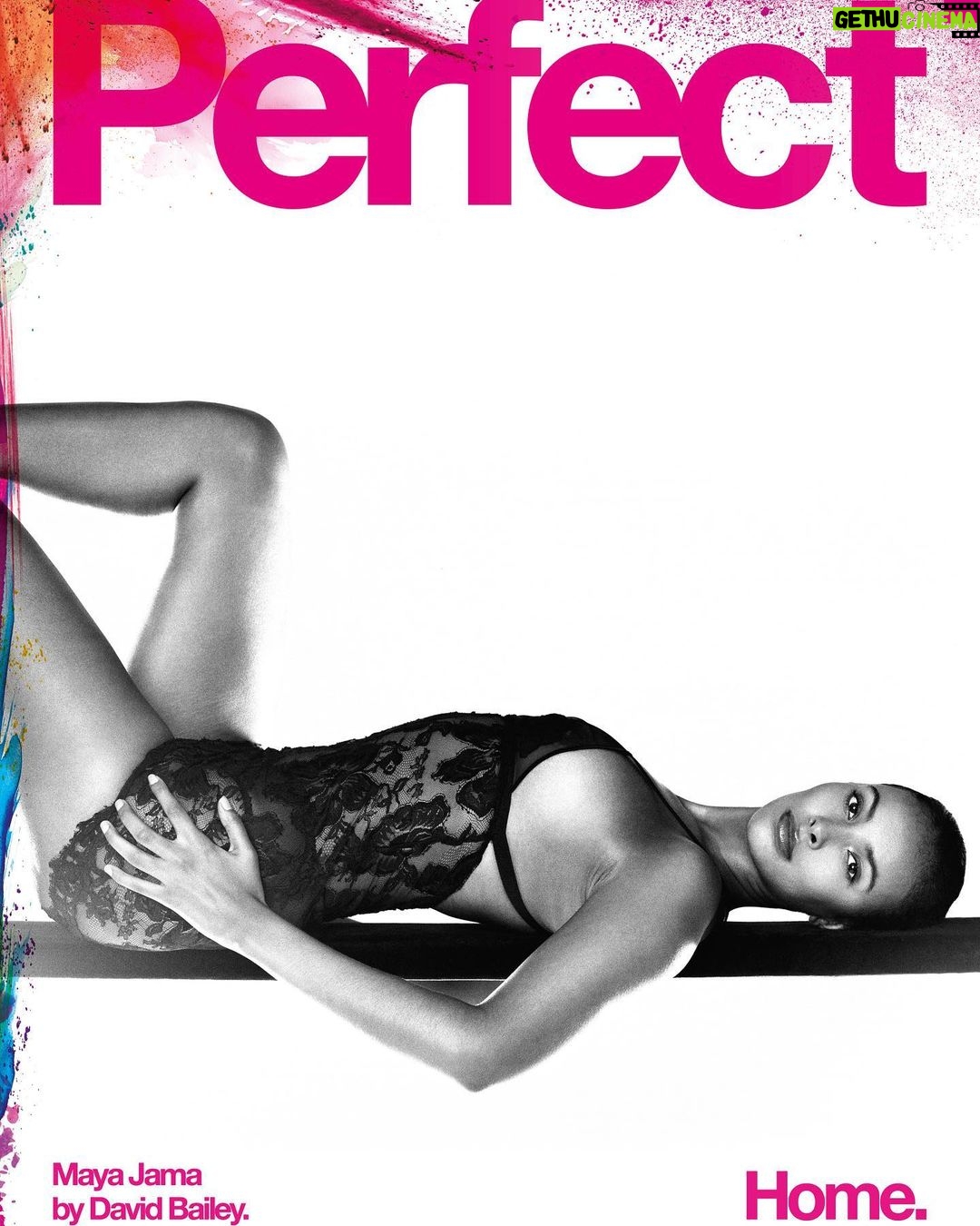 Maya Jama Instagram - Perfect mag 💫THE 100 CLUB💫cover shot by David Bailey 👑 Fashion Editor @kegrand Hair @sydhayeshair Make-up @mirandajoyce Manicure @chisatochee Fashion @dolceandgabbana Casting @bitton @twodadstwokids for @establishmentnewyork Production @phoebearnold Studio manager @fentonsnaps Studio producer @barbaraseymour Photographic assistance @mgkab Fashion assistance @julveitch @ned.sims Hair assistance @ryuken444