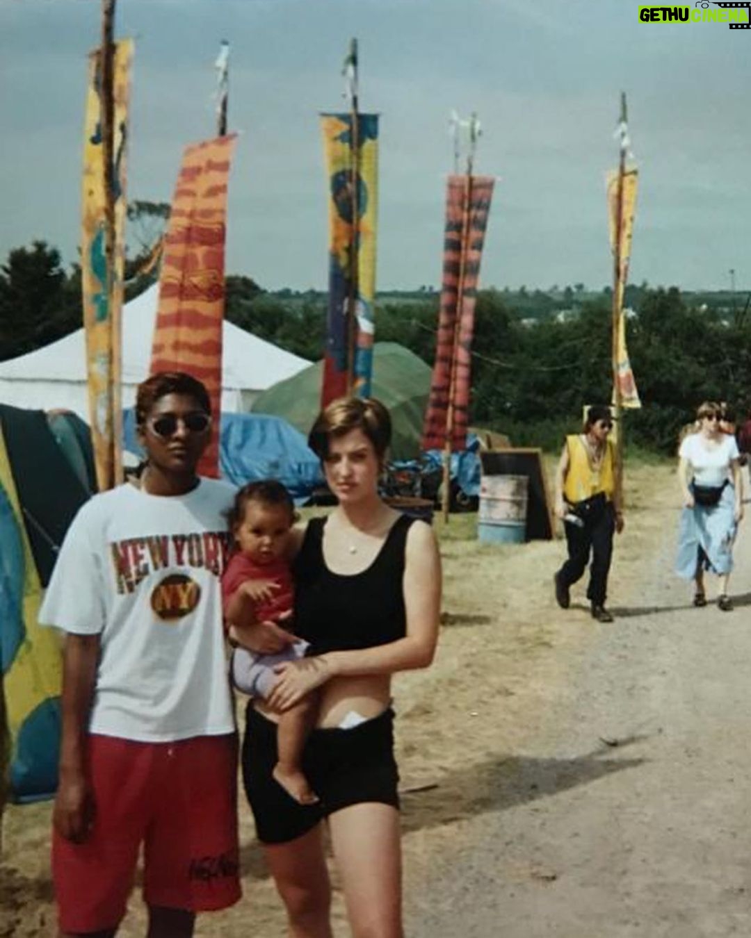 Maya Jama Instagram - First Glastonbury with the girlies π
Not gna lie I canβt wait to have a mini an bring them around festivals tied to my back πππ½π₯Ή
