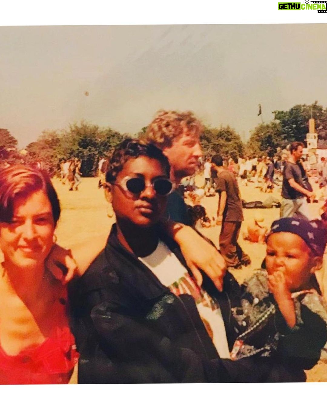 Maya Jama Instagram - First Glastonbury with the girlies π
Not gna lie I canβt wait to have a mini an bring them around festivals tied to my back πππ½π₯Ή