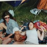 Maya Jama Instagram - First Glastonbury with the girlies 😅 Not gna lie I can’t wait to have a mini an bring them around festivals tied to my back 😂💃🏽🥹