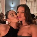Maya Jama Instagram - Dinner with elite footwear & amazing women 🤌🏽