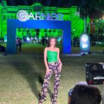 Mayan ElSayed Instagram - More from this very special day with #Garnier 💚 Stylist @yasminekenawi Top @remainbirgerchristensen @theoutnet Pants @maisonvalentino @theoutnet Jewelry @treshermanasjewellery Bag @marzook_official Shoes @jeffreycampbell