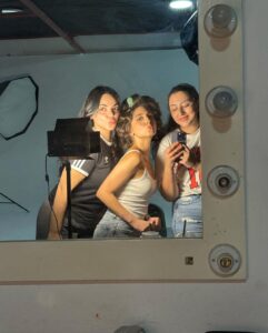 Mayan ElSayed Instagram - Director’s cut🎬 Makeup @makeupmariamfaroukk_ Hair @silviahairstyling Styled by @donyaelhamzawy Photographer @salmatarekzidan @studi0.7