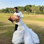 Mayan ElSayed Instagram – My brother & the love of his life got married and I couldn’t be happier🩵 

Dress @danas.eg 
Makeup @saraarefmua 
Hair @silviahairstyling