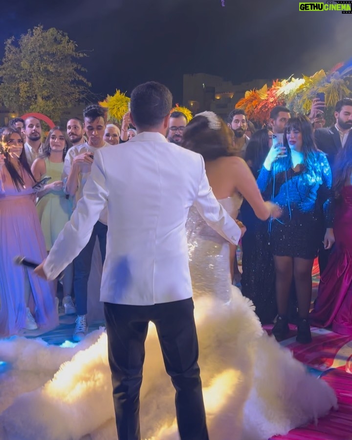 Mayan ElSayed - 378.1K Likes - My brother & the love of his life got married and I couldn’t be happier🩵
Dress @danas.eg
Makeup @saraarefmua
Hair @silviahairstyling