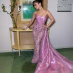 Mayan ElSayed Instagram - Cinderella never asked for a prince, she asked for a night off and a dress✨ Stylist: @yasminekenawi Dress: @geyannayouness Jewelry: @bulgari Makeup: @makeupmariamfaroukk_ Hair: @silviahairstyling
