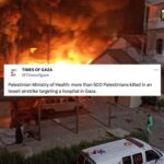Mayan ElSayed Instagram – #arrestnetanyahu #warcriminal 
#childkiller #genocideingaza 

They’re bombing hospitals now!
More than 500 Palestinians were killed.

If you’re tired of seeing this imagine living it!

Humanity has failed.