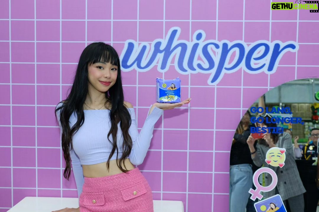Maymay Entrata Instagram - Nakapag-switch ka na ba? 💗Mga dzai, our new period bestie has arrived and it's the new #WhisperLongProtect! Super saya ko dahil ang daming naki-celebrate sa #TaposAngKapos launch last Saturday at Puregold Sucat! Finally, a pad worthy of our trust! Bukod sa 40% longer pad na siya, may 3x longer-lasting leakage protection pa. At ang presyo --same price lang sa regular pad! Sulit! 💕 Time for you to switch to the NEW Whisper Long Protect too 💞 Thank you to my @whisperphilippines family! #WhisperPH
