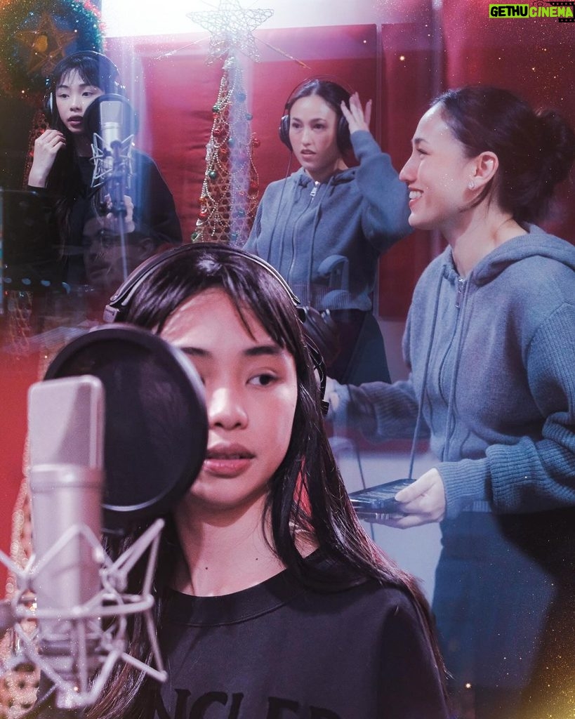 Maymay Entrata Instagram - Behind-the-scenes magic with the talented Ms. Maymay Entrata and the incredible Ms. Jade Riccio 🌟🎬 You’re in for a treat as talent meets coaching brilliance! Don’t blink or you might miss the magic unfold! @maymay @jadericcio_soprano #RMAStudioAcademy #MaymayEntrata #JadeRiccio #BTSRecording