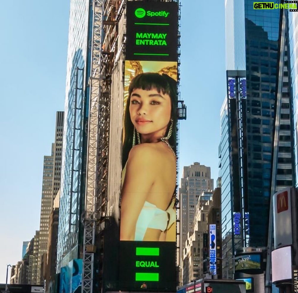 Maymay Entrata Instagram - Ending my year with @spotifyph ! ππ Grabe bai, nasa NYC Times square ulit po tayo, isang maagang pamasko para satin Mayloves at Tsada mahigugma team! Maraming salamat po @spotify @spotifyph @spotifyasia @starpopph π₯Ή