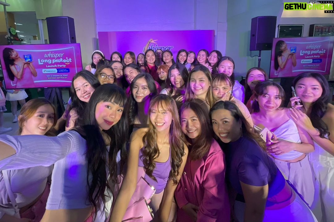 Maymay Entrata Instagram - Nakapag-switch ka na ba? 💗Mga dzai, our new period bestie has arrived and it's the new #WhisperLongProtect! Super saya ko dahil ang daming naki-celebrate sa #TaposAngKapos launch last Saturday at Puregold Sucat! Finally, a pad worthy of our trust! Bukod sa 40% longer pad na siya, may 3x longer-lasting leakage protection pa. At ang presyo --same price lang sa regular pad! Sulit! 💕 Time for you to switch to the NEW Whisper Long Protect too 💞 Thank you to my @whisperphilippines family! #WhisperPH