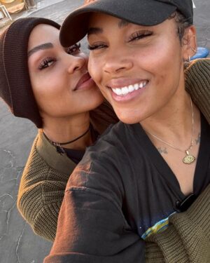 Meagan Good Instagram - A #sisters love is #priceless ❤️👯
