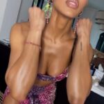 Meagan Good Instagram - @ShazamMovie out Friday, March 17th ⚡️💜 👗| @falgunishanepeacock.nyc 💍👂🏾| @anabelachan 👠| @flordemariacollection 😎| @philippeuter 💋| @jorge__monroy 💇🏽‍♀️| @livjazzashley 👁️| @bigworld_shygirl (lashes) 📸| @gettyimages