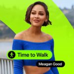 Meagan Good Instagram - On screen, @meagangood shines in “Think Like A Man” and “Shazam!” Join her for a walk and #CloseYourRings as she discusses finding her spiritual path and practicing self-love and forgiveness. #TimeToWalk