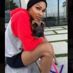 Meagan Good Instagram - Who da’thunk dis catwoman’d become a dog mom 🤷🏽‍♀️🤣 Those who know me know how truly bizarre this is 👀😂🥰