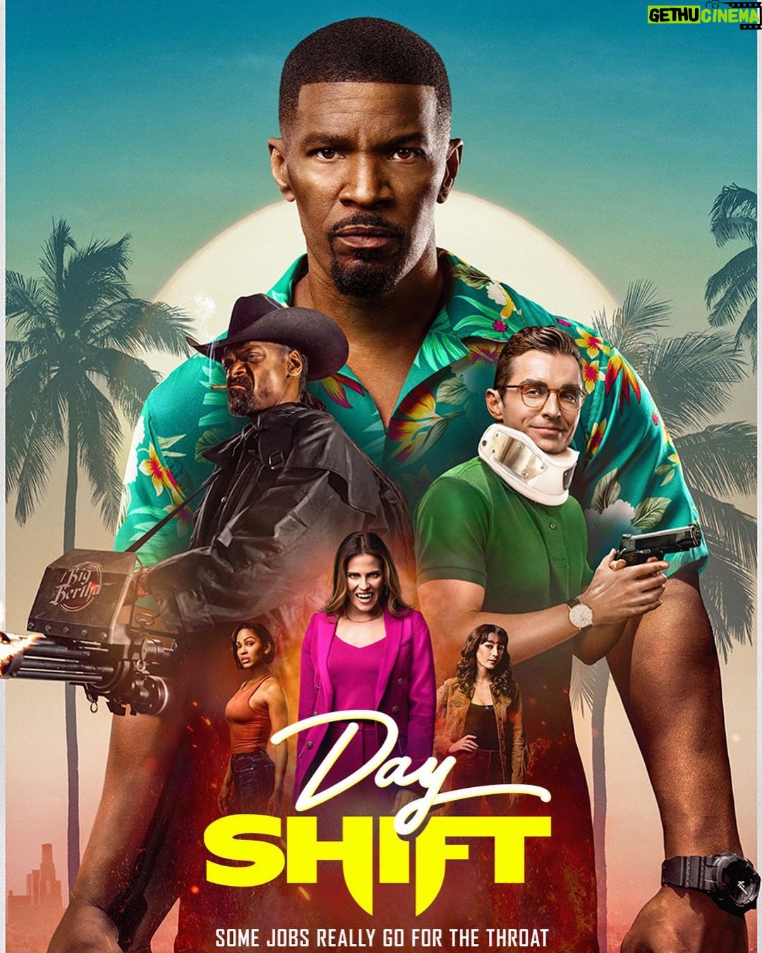 Meagan Good Instagram - SO EXCTED WE GET TO SHARE OUR NEW #DAYSHIFTMOVIE🩸 WITH YALL 🙌🏾!!! Special S/O to @iamjamiefoxx for the love + ✨ you always give, I appreciate you! @jjlocoperry , our fearless leader & director who’s bout to take you on a ride you ain’t even ready for 👀! My Brother @datariturner , for being my a real one 🙏🏾 + producing his ass off!! + @davebrownusa for always wanting to see me win. @netflix thank you so much 🙏🏾 for this incredible opportunity to get my vampire slayin’ bucket list in 💪🏾! to my DAY SHIFT Fam 🩸: The legendary @snoopdogg + heart of gold @karlasouza + hilarious #Davefranco + badass @natashaliubordizzo + my darling daughter @zionbroadnax ! Love y’all!! Y’all ain’t even ready 👀 this one is different . ⚰️