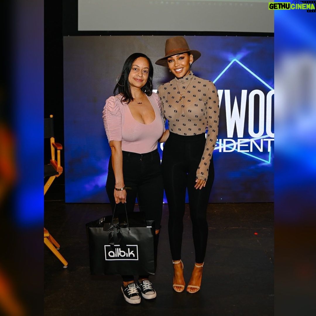 Meagan Good Instagram - There aren’t enough words to describe what last night was for me .. This past year I was hit with the most devastating low I never imagined .. and in the same breath; experiencing spiritual, personal and career highs that in all honesty I felt more comfortable & worthy just praying about ..and am mind-blown that they are manifesting 🙏🏾. Being honored last night touched my heart and soul to the core.. not because of any accolades of what I’ve achieved as an actress- but because of the covering & unconditional love I received. Last night wasn’t about what I’ve accomplished in my career -but rather “who I am” at the core of my being.. That covering & love is invaluable.. i’m humbled, thankful, grateful and my heart is so full … Thank you to every single person who came last night & sat in the audience to give me flowers. Thank you to every family member & friend who showed up for me .. Thank you to every single one of my castmates & work family (that’s transcended into family’family) that dropped everything to come & celebrate, cover, pour into, remind , love on and honor me. This season of life is so crazy and unexpected ..but the one thing I know for sure ? That I am loved ..and that what’s coming next? Is incredible .🙌🏾🙏🏾 Thank you @WatchAllBlk • @SheaMoisture • @MeleSkincare for sponsoring this event 🤎🙏🏾 Special “Thank You’s” to @IAmSteveJones + @HollywoodConfidential for always lifting me up in so much love & for putting this unforgettable night together 🙏🏾. And to my Cuzzo/Brother/Bestfriend @DijonTalton ; for being my biggest cheerleader, a safe place, loving me unconditionally and being the anchor to make this happen. But the biggest Thank You is to God .. Thanks for reminding me how loved I truly am. How worthy I am because “You” say so 🙏🏾.. and what big plans You have for this lil Kingdom kid 🙈 .. Thank You Lord 🤲🏾 📸 | @GiannaSnapped + @Nicolette.Carney 💄| @makeupbyjmonroy