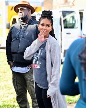 Meagan Good Instagram - ʜᴀᴘᴘʏ ᴘʟᴀᴄᴇ . 

#Director
@megamind_media + @bethertv 📸 @prolificfilms