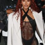 Meagan Good Instagram - Thank you for having AND dressing me @laquan_smith 😱🥰 . I had the best evening and the new collection is Divineee !!! 📸 | @chrishnaphotography 😎 | @philippeuter 👡| @giuseppezanotti 💄| @jorge__monroy 💈| @bagoddess
