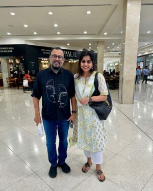 Meera Nandan Instagram - Thank you for everything @laljosemechery 🤍
So happy to meet you after eons 

#mentor #guru #happiness #dubai #allsmiles #instagood #allheart #mulla #positivevibes