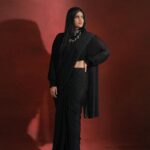Megha Akash Instagram - Leave a little sparkle wherever you go, even in all black 🖤 Styled by: @theresa.shalini Jewellery : @amrapalijewels @amethystchennai Muah : @salomidiamond @teamdiamondartistry Photography: @prachuprashanth #styledbyshalz #vadakupattiramasamy #successmeet #love