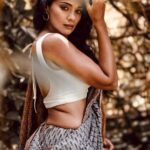 Megha Gupta Instagram - बंजारन | Banjaran | /banjārā/ mn. gypsy countable noun. A gypsy is a member of a race of people who travel from place to place in caravans, rather than living in one place. Having changed many schools, cities, countries and thus many friends as I was growing up, I tried to hold on. I tried to belong, only to come to the conclusion, that I was never meant to. I am a disruptor, a major one at that. I question, I’m happy to go against the tide, even if it means being alone in that journey. The manipulators hate me, they can’t manipulate me. I’m happy to be hated in that context. I’d rather be hated, be my true authentic self and be chosen for that than be someones’ yes (wo)man and be under their umbrella. I’ve found my tribe and we choose each other, everyday. We find support in one another and cherish what we have, always massively grateful for what we are building together. It’s slow, steady, and solid. If you made it this far, you are chosen, and cherished 💜 When I see these images, I’m reminded of the time we were putting this together. Flow state. And I didn’t die. Sanjeev and Pixie know what I am referring to. 📷 @sanjeevkumarphotography MUA @chocolate_wiggle #tribal #indian #belong #ootd #jewellery #india #saree #indianwear #goa #shoot #tribesofindia #gypsylife
