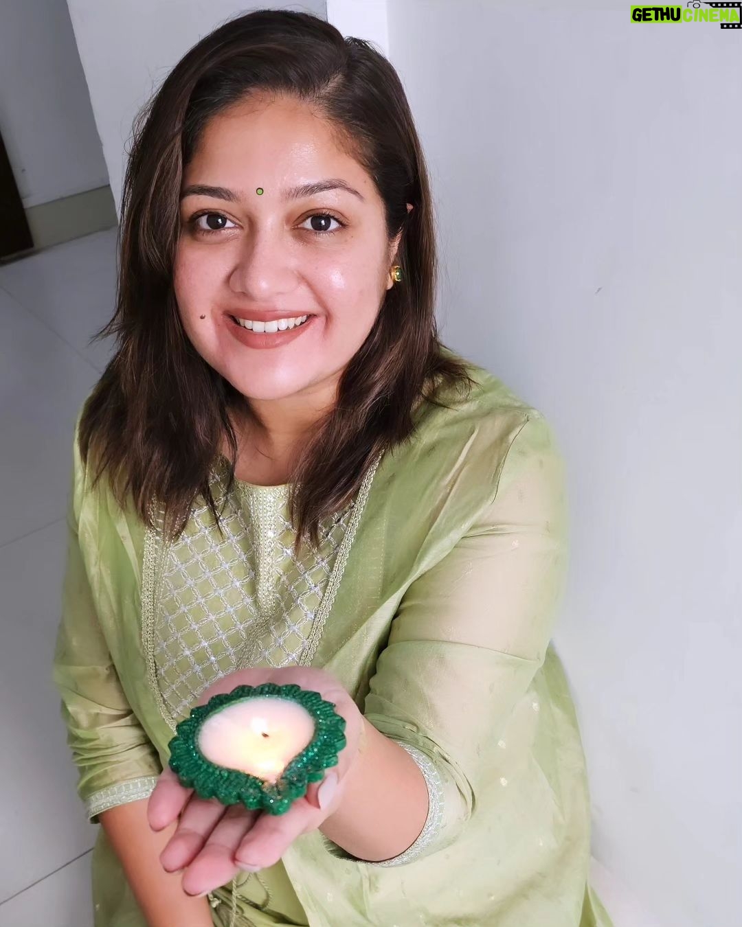 Meghana Raj Instagram - Happy Deepavali to all 🪔 JP Nagar, Bangalore South
