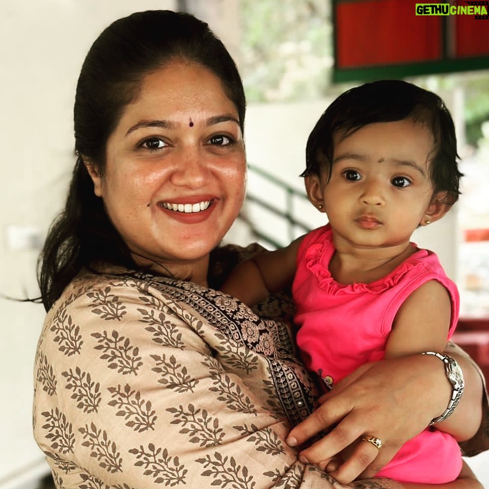 Meghana Raj Instagram - Kuttimma and Kanmani 👧🏻❤️ #daughterlove 🧿