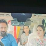 Meghana Raj Instagram - Swipe left for On screen... swipe left for off screen... Its a wrap for team #Amartha #srinagarakitty #guruhedge #vinaypreetam